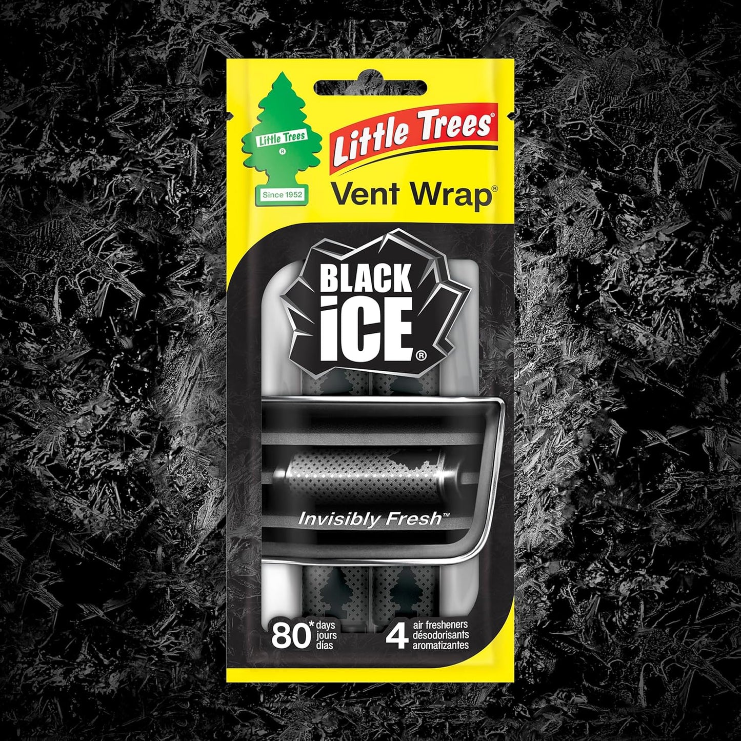 LITTLE TREES Car Air Freshener | Vent Wrap Provides Long Lasting Scent, Invisibly Fresh | New Car Scent, 16 Air Fresheners