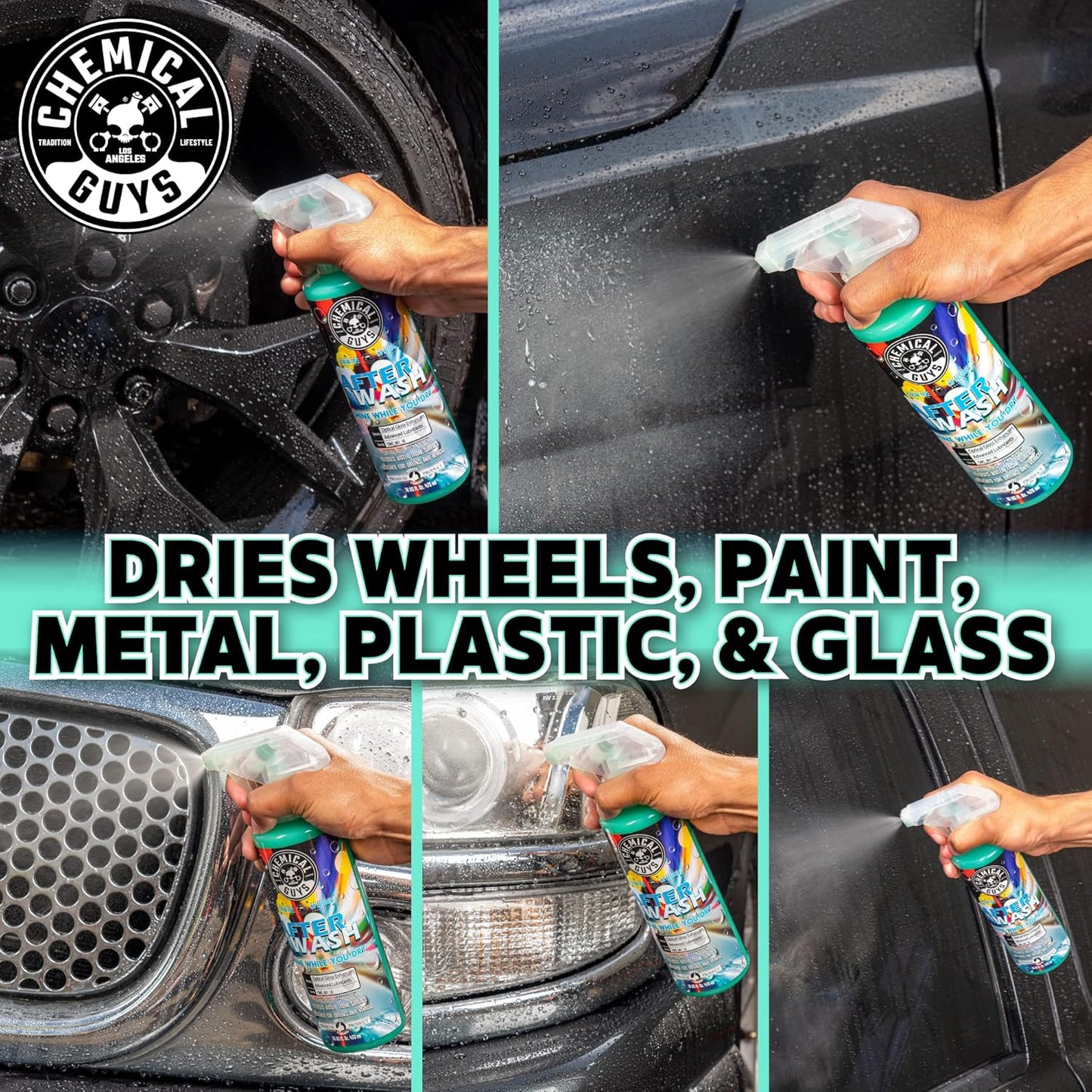 Chemical Guys CWS_801 After Wash Sprayable Gloss Boosting Car Wash Drying Aid (Helps Reduce Water Spots), 128 fl oz (1 Gallon)
