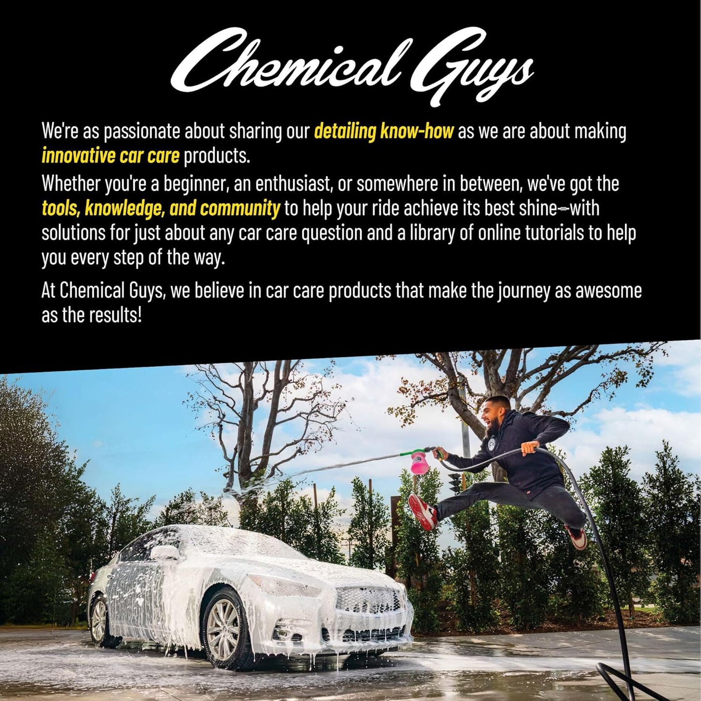 Chemical Guys Ball Buster Wheel and Rim Speed Polisher - Wheel Cleaner Drill Attachment for Safe & Easy Cleaning Hard-to-Reach Areas on Cars, Trucks, SUVs, RVs, and Motorcycles