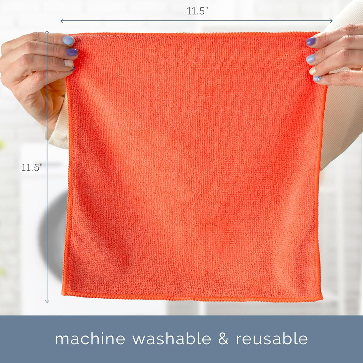 S&T INC. 150 Pack Microfiber Cleaning Cloth, Bulk Towels for Home, Reusable Microfiber Towels for Cars, Cleaning Rags, Assorted, 11.5 Inches x 11.5 Inches, 150 Count