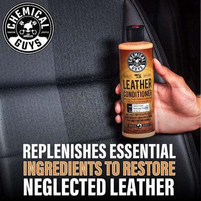 Chemical Guys Leather Conditioner, Vintage Series - Conditions, Nourishes, and Protects Natural, Synthetic, and Faux Leather Seats, Interiors, Apparel & Accessories, 16 fl oz