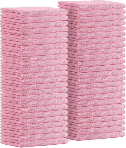 Avalon Towels Microfiber Cleaning Cloths (Value Pack of 36) - Size 16 x 16 Inches, Highly Absorbent Cleaning Rags, Lint Free, Reusable and Washable, Microfiber Towels for Cars