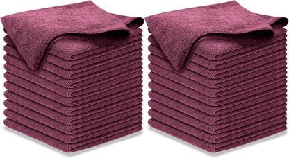 USANOOKS Premium 300GSM Microfiber Cleaning Cloth - 12.5"x12.5" High Performance - 1200 Washes, Ultra Absorbent Microfiber Towels for Cars Undercarriage, Rims & Engine Bay Cleaning - Microfiber Cloth