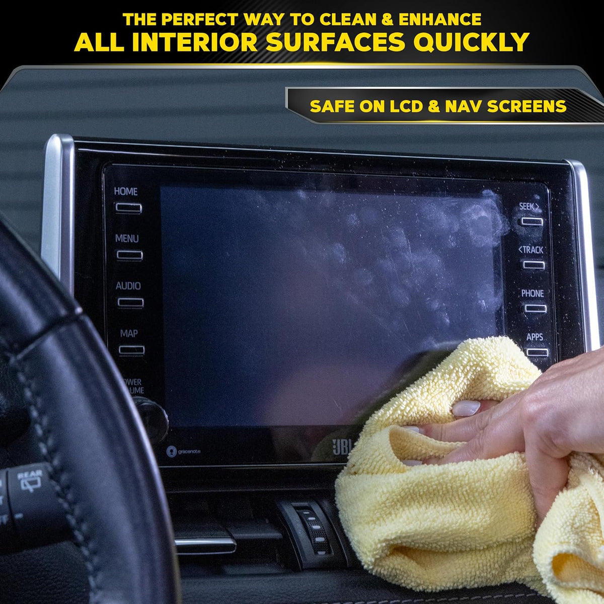 Meguiar's Quik Interior Detailer Cleaner, Quick Detailer Spray Cleans And Refresh Car Interiors, Use On Plastics, Leather & Rubber, Dashboards, Trim In Cars, Trucks & Suvs - 24 Oz Spray Bottle