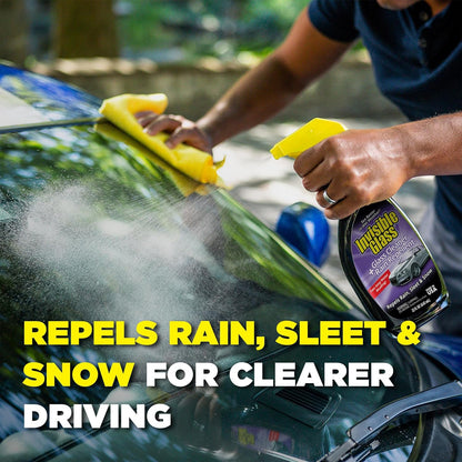 Invisible Glass 92184 Glass Cleaner + Rain Repellent 2-in-1 Windshield and Window Spray, Cleans Auto Glass, Repels Rain, Sleet, Snow, Improves Wet Weather Visibility – 22 fl oz