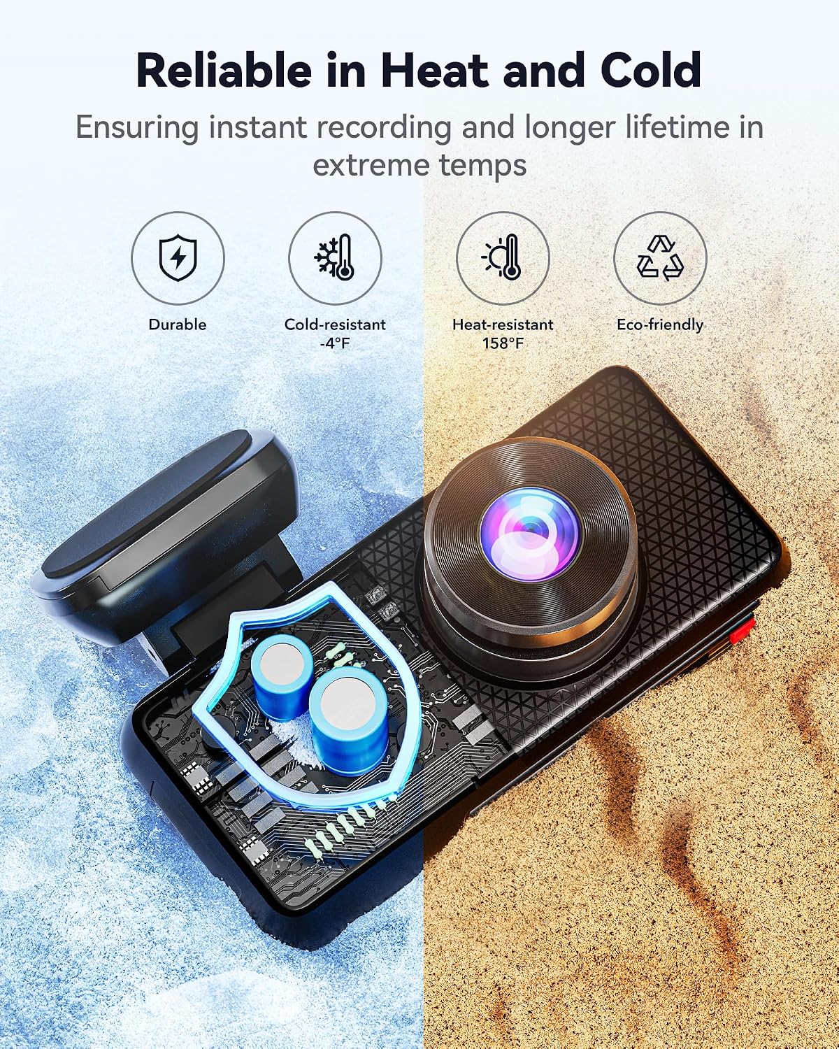 REDTIGER F17 Elite 4K Dash Cam 3 Channel, STARVIS 2 IMX678 & IMX675, 128GB Card, Full Night Color, 4K+2.5K+1080P Front and Rear Inside, Voice Control, 5GHz WiFi-30MB/s Download, GPS, HDR, Parking Mode