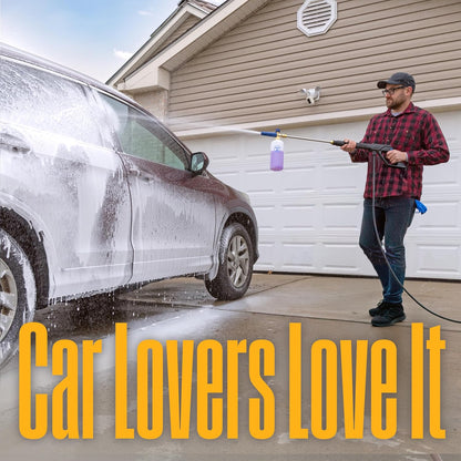 Westinghouse Auto Pressure Washer Accessory Kit; Auto Foam Soap Cannon with Quick Connect, Microfiber Wash Mitt, Auto Detailing Towel; Fits Most Gas and Electric Pressure Washers