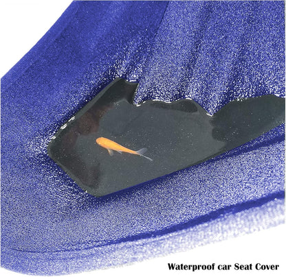 Car Seat Cover Protector Front Seats,for Gym Workout,Running,Swimming,Beach and Hiking,Waterproof Sweat Towel Bucket Seat Covers for Cars SUV Trucks (Black, 1Pcs)