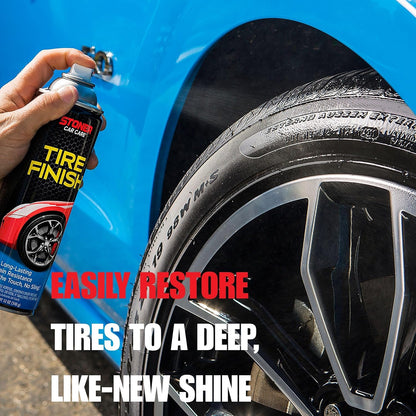 Stoner Car Care 91094-6PK More Shine Tire Finish – Tire Shine Spray Restores Deep Matte Black Finish with Long-Lasting Rain-Resistant Protection, Dry-to-Touch – 12 oz (Pack of 6)