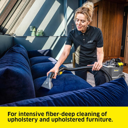 Kärcher Puzzi 10/1 Commercial Carpet Extractor 12.5 PSI - Spot Cleaner, Stain Remover, Area Rugs, Car and Auto Detailing, Carpet and Upholstery Cleaner - Onboard Accessory Storage - 4.9 Gallon