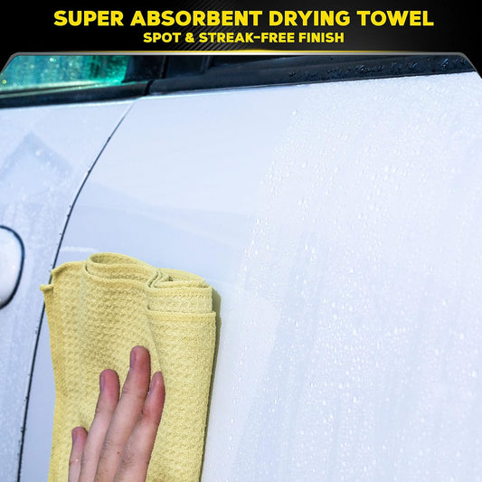 Meguiar's Water Magnet Microfiber Drying Towel, Premium Car Wash Microfiber Towel that’s Super Plush, Water Absorbent & Scratch-Free Big Microfiber Towels for Cars, 1 Pack