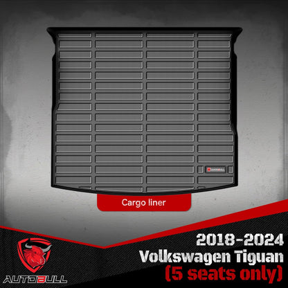 Cargo Liner Compatible with 2015-2024 Ford Edge Cargo Mat，All Weather Protection Trunk Liner Rear Trunk mat，Black