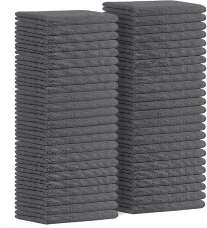 Avalon Towels Microfiber Cleaning Cloths (Value Pack of 36) - Size 16 x 16 Inches, Highly Absorbent Cleaning Rags, Lint Free, Reusable and Washable, Microfiber Towels for Cars