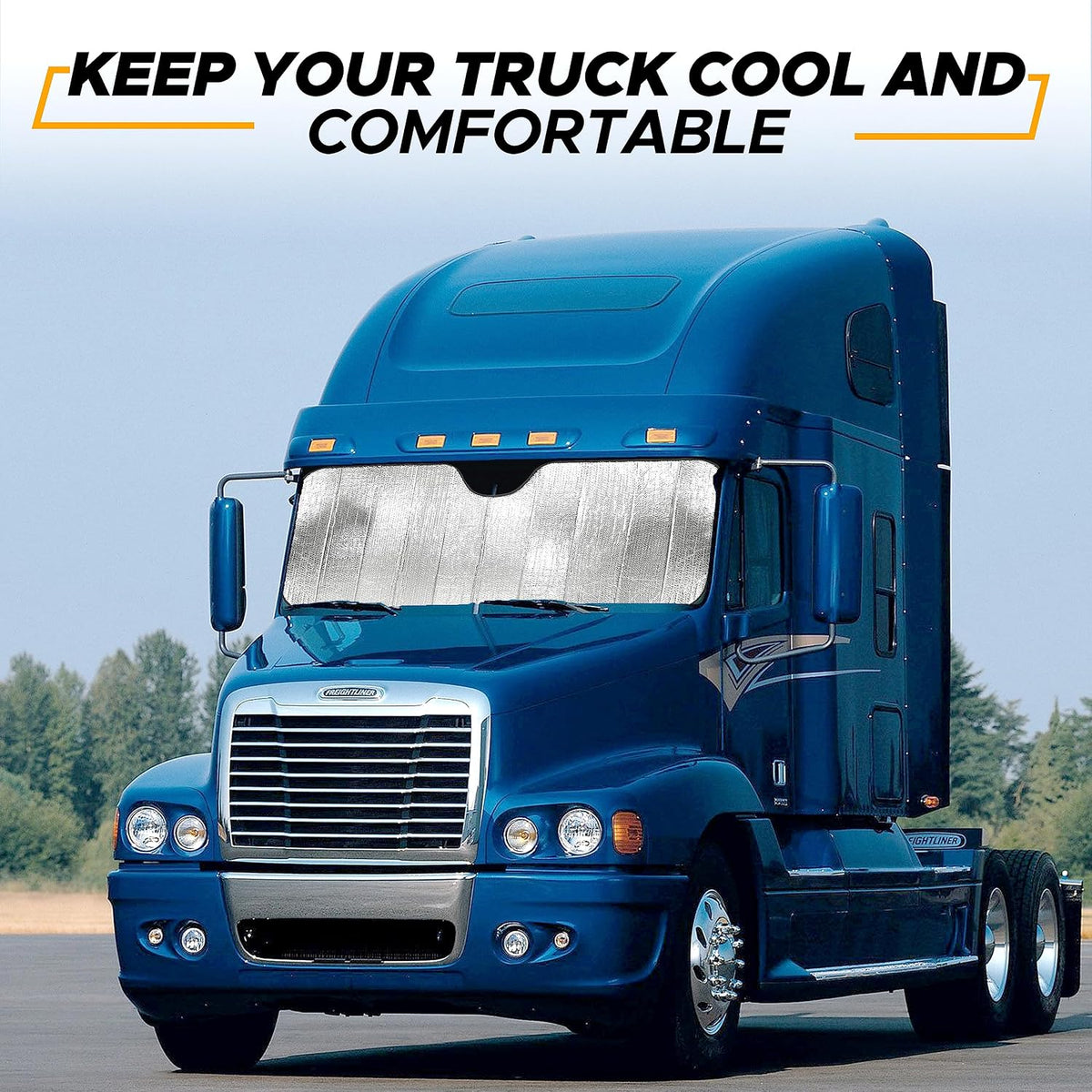 EcoNour Accordion Car Windshield Sun Shade | Car Sun Visor to Protect Harmful UV Rays | Foldable Automotive Windshield Sunshades | Window Sun Blocker to Keep Your Vehicle Cool & Comfort - 58" x 28"