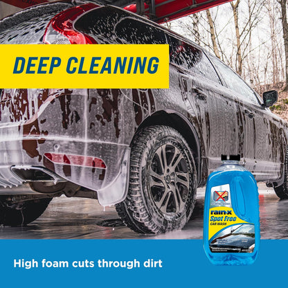 Rain-X 620073 - Car Wash Deep Cleaning, High Foam Soap Provides Spot Free Shine with No Towel Or Hand Drying Needed - Car soap for car cleaning and detailing 48 fl oz (Pack of 2)