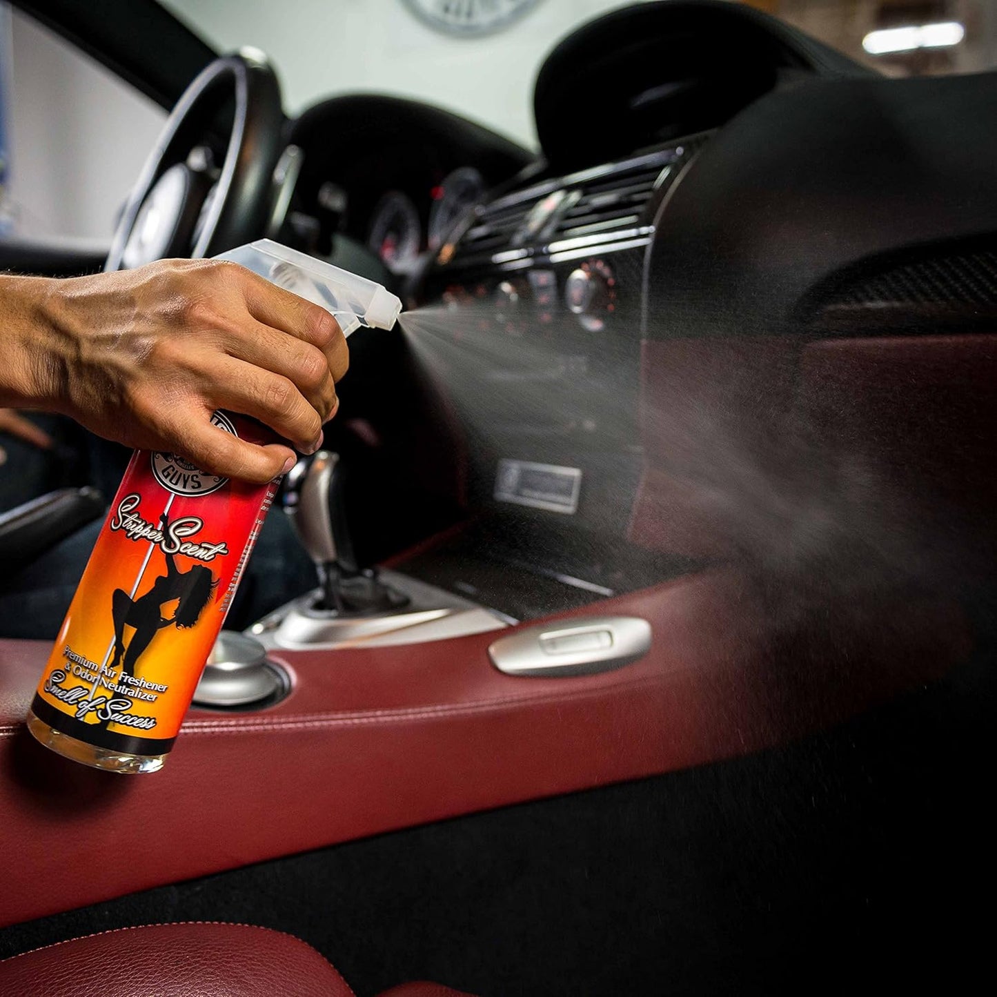 Chemical Guys AIR_069_16 Signature Scent Premium Air Freshener and Odor Eliminator, Smell of Success (Great for Cars, Trucks, SUVs, RVs, Home, Office & More) 16 fl oz
