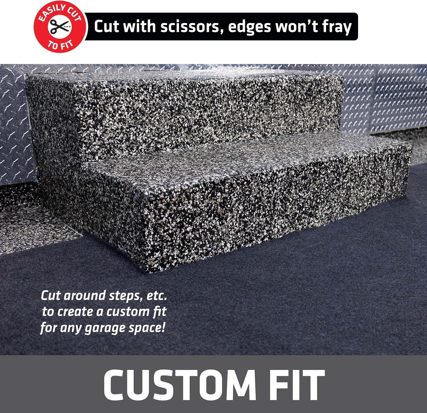 Drymate XL Oil Spill Mat (36" x 59"), Premium Absorbent Oil Pad, Reusable, Washable, Durable, Waterproof Backing Contains Liquids, Protects Garage Floor Surface (USA Made)