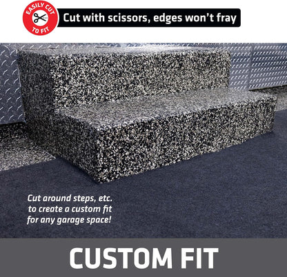 Drymate XL Oil Spill Mat (36" x 59"), Premium Absorbent Oil Pad, Reusable, Washable, Durable, Waterproof Backing Contains Liquids, Protects Garage Floor Surface (USA Made)