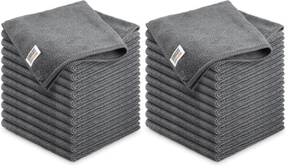 CERAKOTE Microfiber Towels (12 Pack) - Cleaning and Application Towels Durable Microfiber Material - 300 GSM Lint-Free Towel - Ideal for Cars, Home, Shop and Office Cleaning