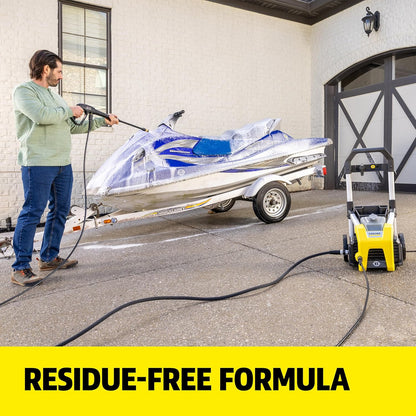 KÄRCHER Vehicle Wash and Wax, Pressure Washer Detergent, Cleans Cars, Bikes, Trucks, Boats and More, Highly Concentrated, Makes up to 40 gal of Cleaner