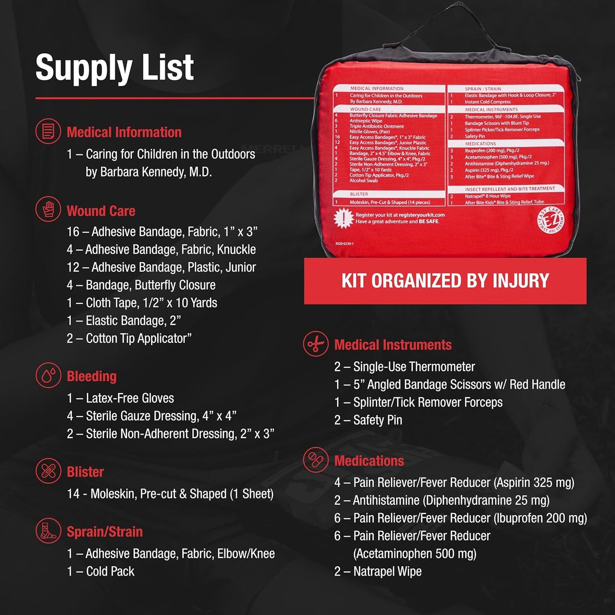 Adventure Medical Kits Family First Aid Medical Kit