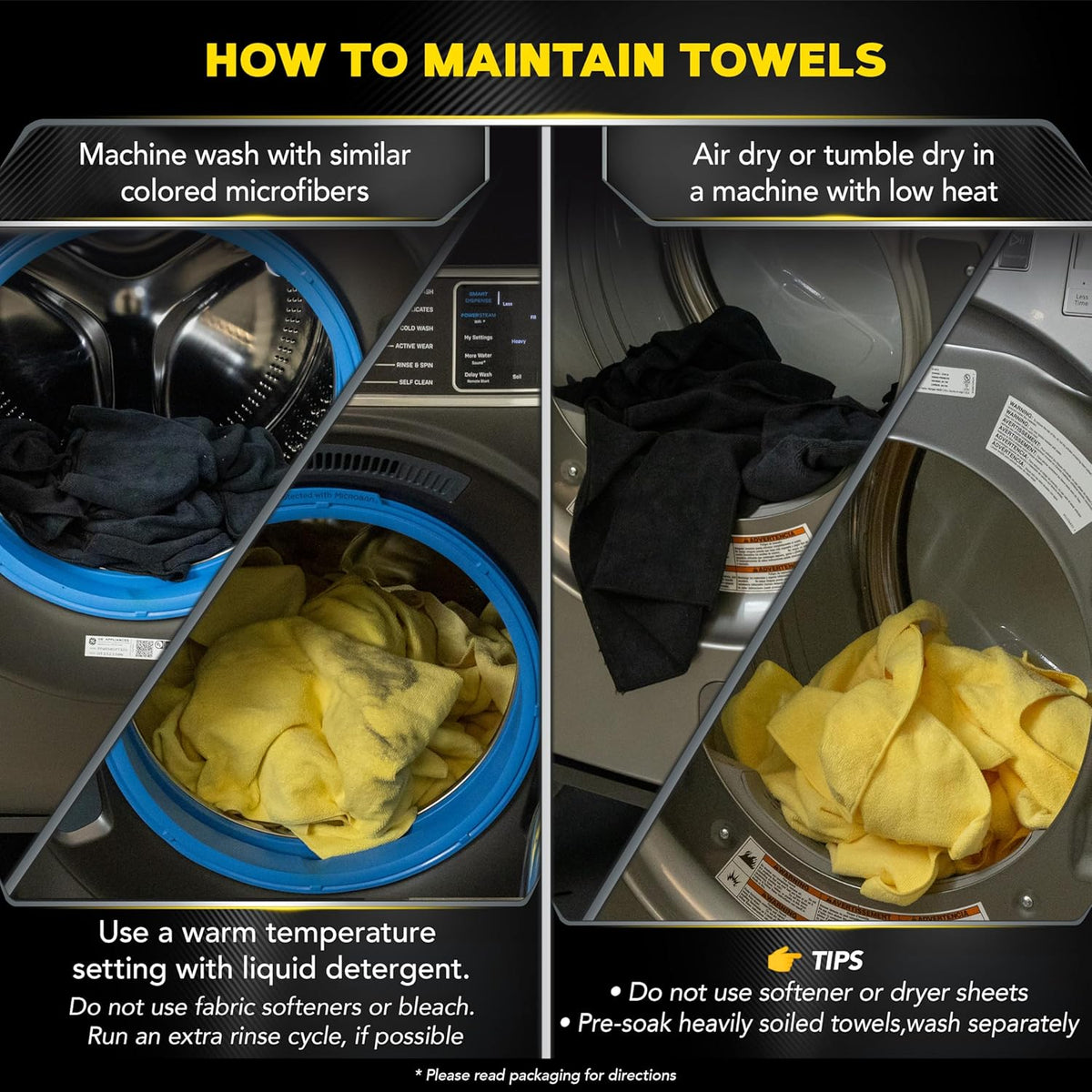 Meguiar's Supreme Shine Microfiber Towels for Cars, Ultra-Plush Car Microfiber Towel Set for Quickly Removing Product Without Leaving Swirls on Paint, Glass, Plastic, or Chrome