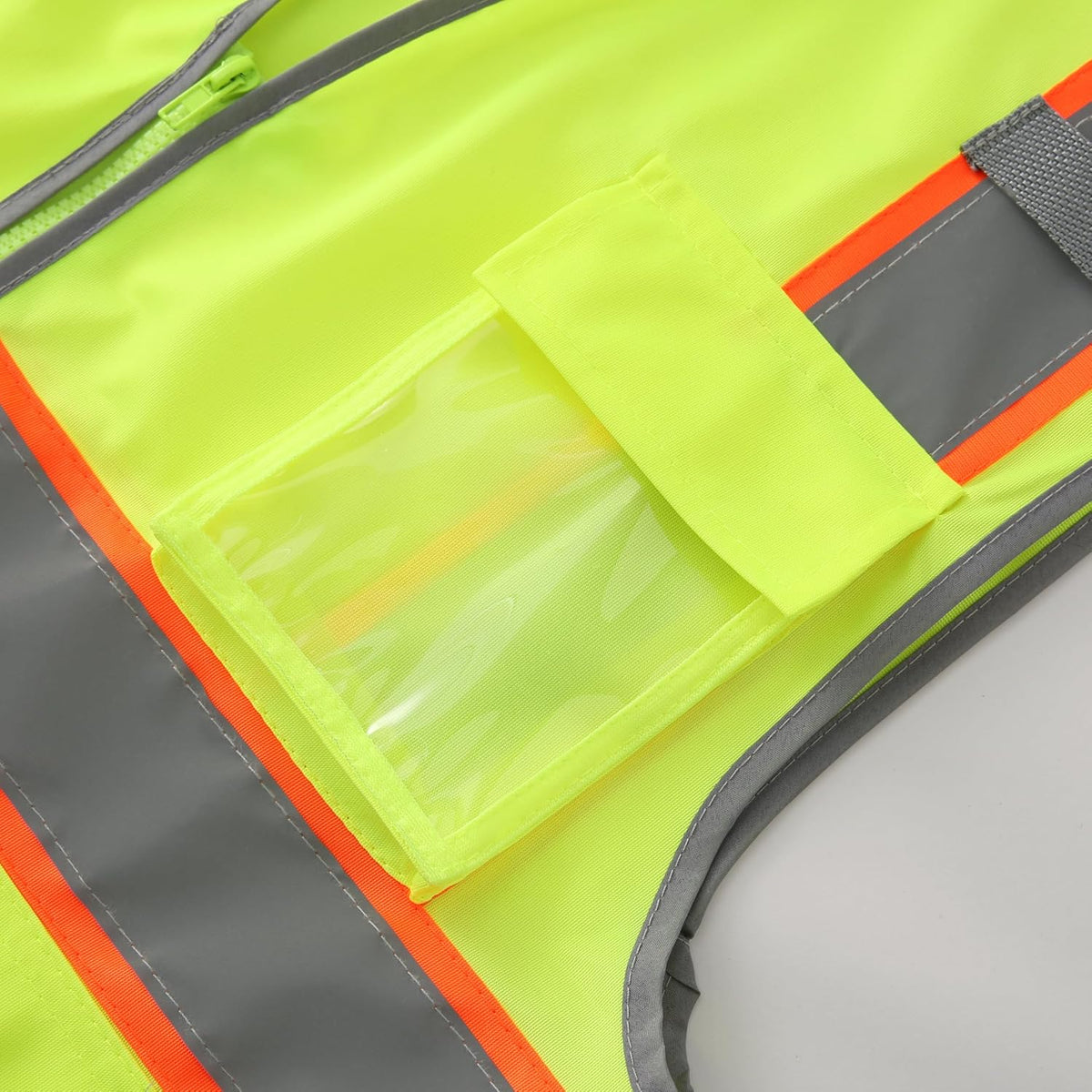 XIAKE Reflective Safety Vest for Men & Women High Visibility Class 2 Vest with Pockets Meets ANSI Standards