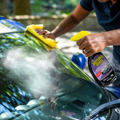 Invisible Glass 92184 Glass Cleaner + Rain Repellent 2-in-1 Windshield and Window Spray, Cleans Auto Glass, Repels Rain, Sleet, Snow, Improves Wet Weather Visibility – 22 fl oz