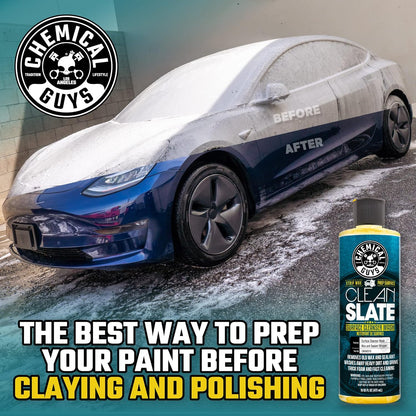 Chemical Guys CWS80364 Clean Slate Deep Surface Cleaning Car Wash Soap (Removes Old Car Waxes, Glazes & Sealants for Superior Surface Prep), 64 fl oz (Half Gallon), Citrus Scent
