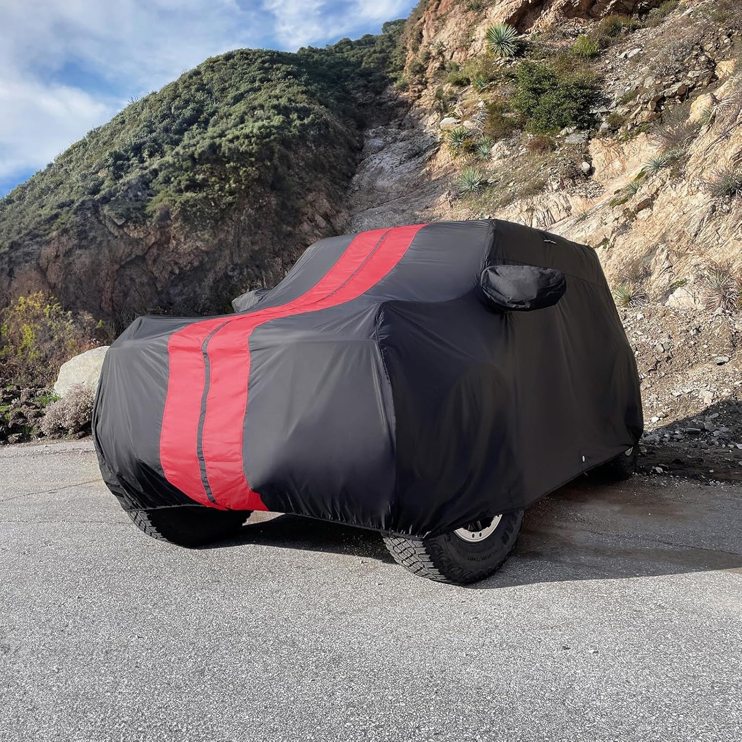 iCarCover 15-Layer Car Cover Waterproof All Weather | Premium Quality Car Covers for Automobiles, UV Protection, El Camino, Impala, Bel Air, Monte Carlo, Galaxie, Charger, Size C21 (See Size Chart) - Colors C