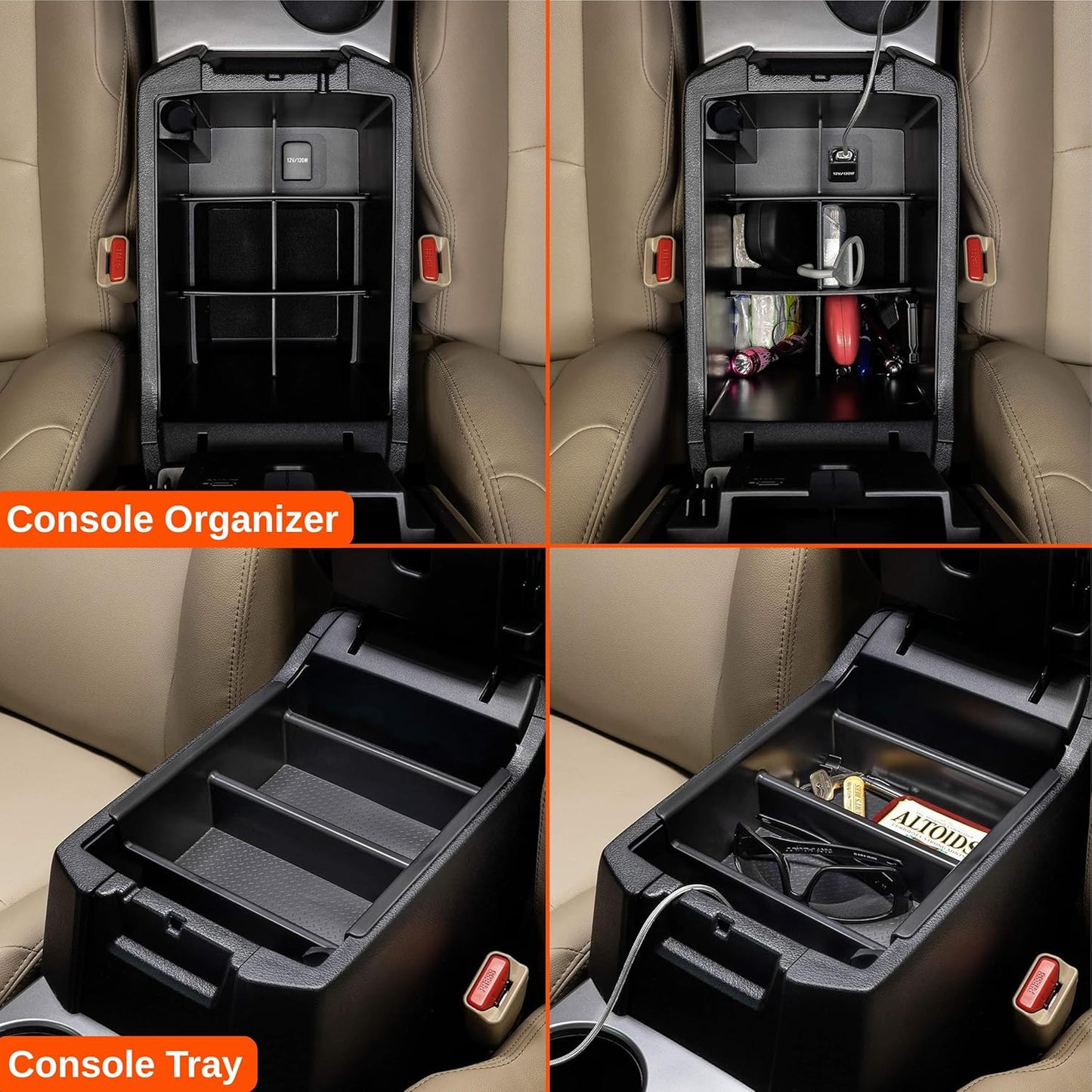 Vehicle OCD - Glove Box Organizer for Toyota 4Runner (2010-2024) and Lexus GX 460 (2010-2023)- Made in USA - SLX164
