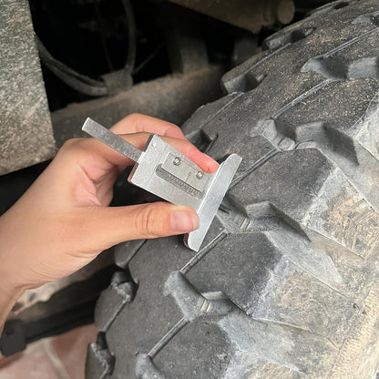 Car Truck Tire Depth Checker Tyre Tread Gauge Stainless Steel 0~32nds Caliper Measure Tool