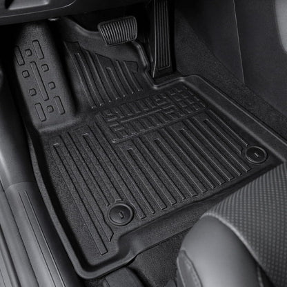 Floor Mats for Hyundai Elantra Gas 2021-2026, All Weather Floor Mats Trunk Cargo Liner and Door Sill Guards Accessories, Full Coverage Set (Not fit Hybrid Models)