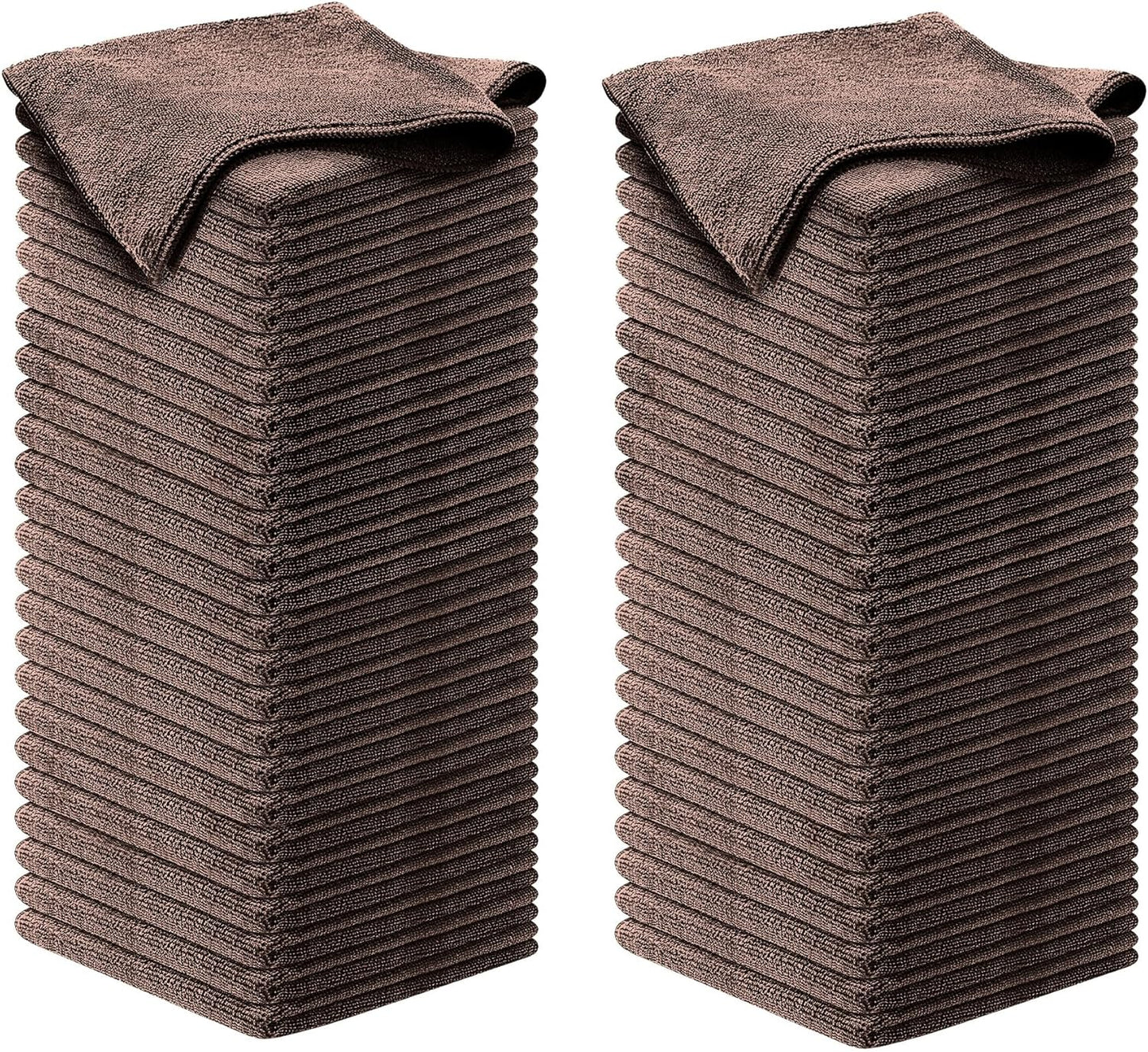 USANOOKS Premium 300GSM Microfiber Cleaning Cloth - 12.5"x12.5" High Performance - 1200 Washes, Ultra Absorbent Microfiber Towels for Cars Undercarriage, Rims & Engine Bay Cleaning - Microfiber Cloth