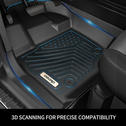 OEDRO Cargo Trunk Liner Fit for 2010-2017 Chevrolet Equinox L/LS/LT/LTZ/Premier& 10-17 GMC Terrain SL/SLE/SLT/Denali, All Weather Custom Fit Anti-Slip Cargo Mat, Black
