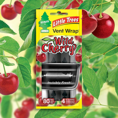 LITTLE TREES Car Air Freshener | Vent Wrap Provides Long Lasting Scent, Invisibly Fresh | New Car Scent, 16 Air Fresheners