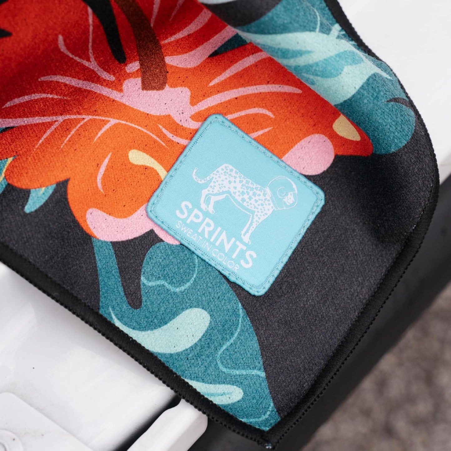 Sprints Athletic Running Towel, Full-Sized, Car Seat Cover - Performance Microfiber (Garden of Races Past)