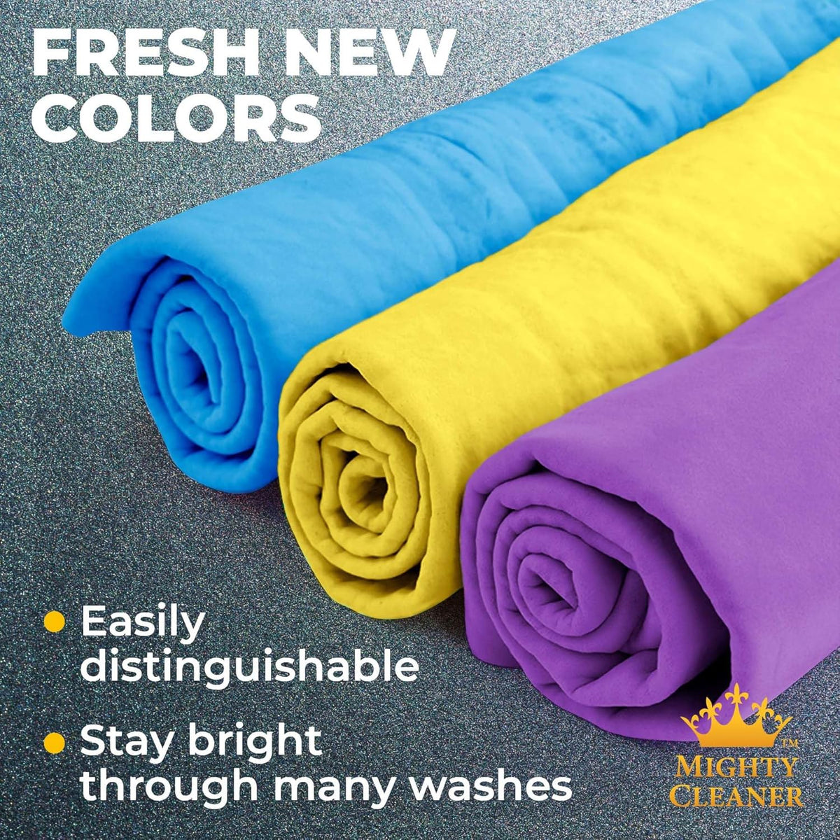 Premium 2pk +1 Free Shammy Cloth for Car Drying - 26"x17" - Super Absorbent Chamois Towel - Scratch-Free, Reusable & Soft Wash Cloth - Car Drying Towels