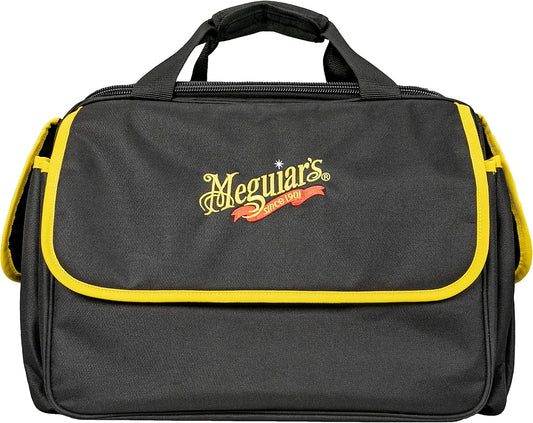Meguiar's Detailing Bag - Premium Car Bag and Detailing Supply Organizer - Portable for All Your Favorite Supplies, Black