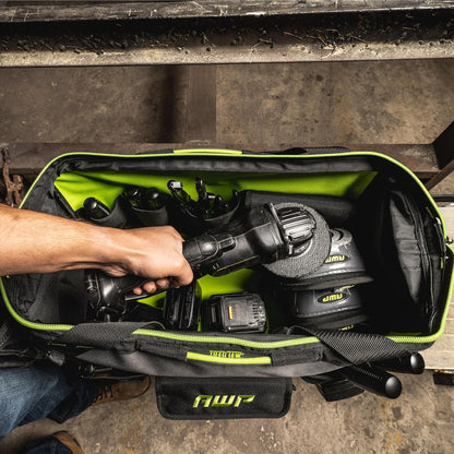 AWP Tool Bags, Premium Tool Bag, Black, Durable Tool Tote, for Professionals and Contractors