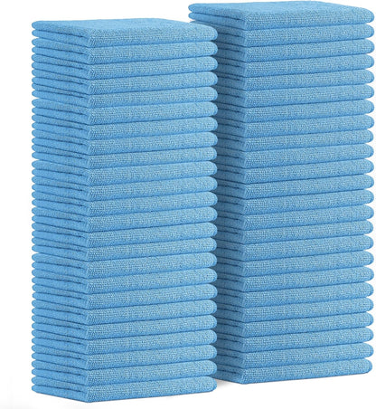 Avalon Towels Microfiber Cleaning Cloths (Value Pack of 36) - Size 16 x 16 Inches, Highly Absorbent Cleaning Rags, Lint Free, Reusable and Washable, Microfiber Towels for Cars