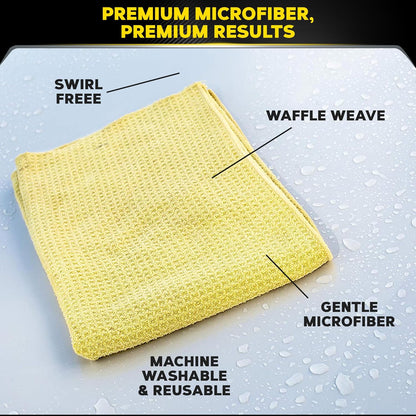 Meguiar's Water Magnet Microfiber Drying Towel, Premium Car Wash Microfiber Towel that’s Super Plush, Water Absorbent & Scratch-Free Big Microfiber Towels for Cars, 1 Pack