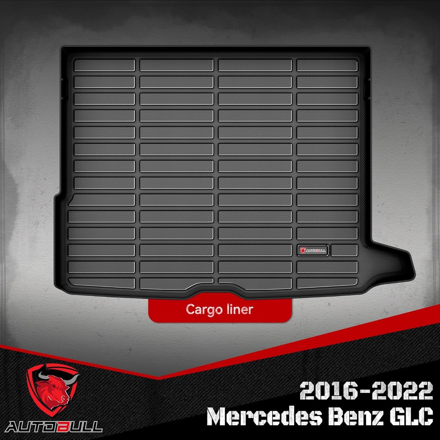 Cargo Liner Compatible with 2015-2024 Ford Edge Cargo Mat，All Weather Protection Trunk Liner Rear Trunk mat，Black