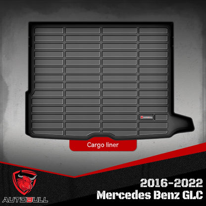 Cargo Liner Compatible with 2015-2024 Ford Edge Cargo Mat，All Weather Protection Trunk Liner Rear Trunk mat，Black
