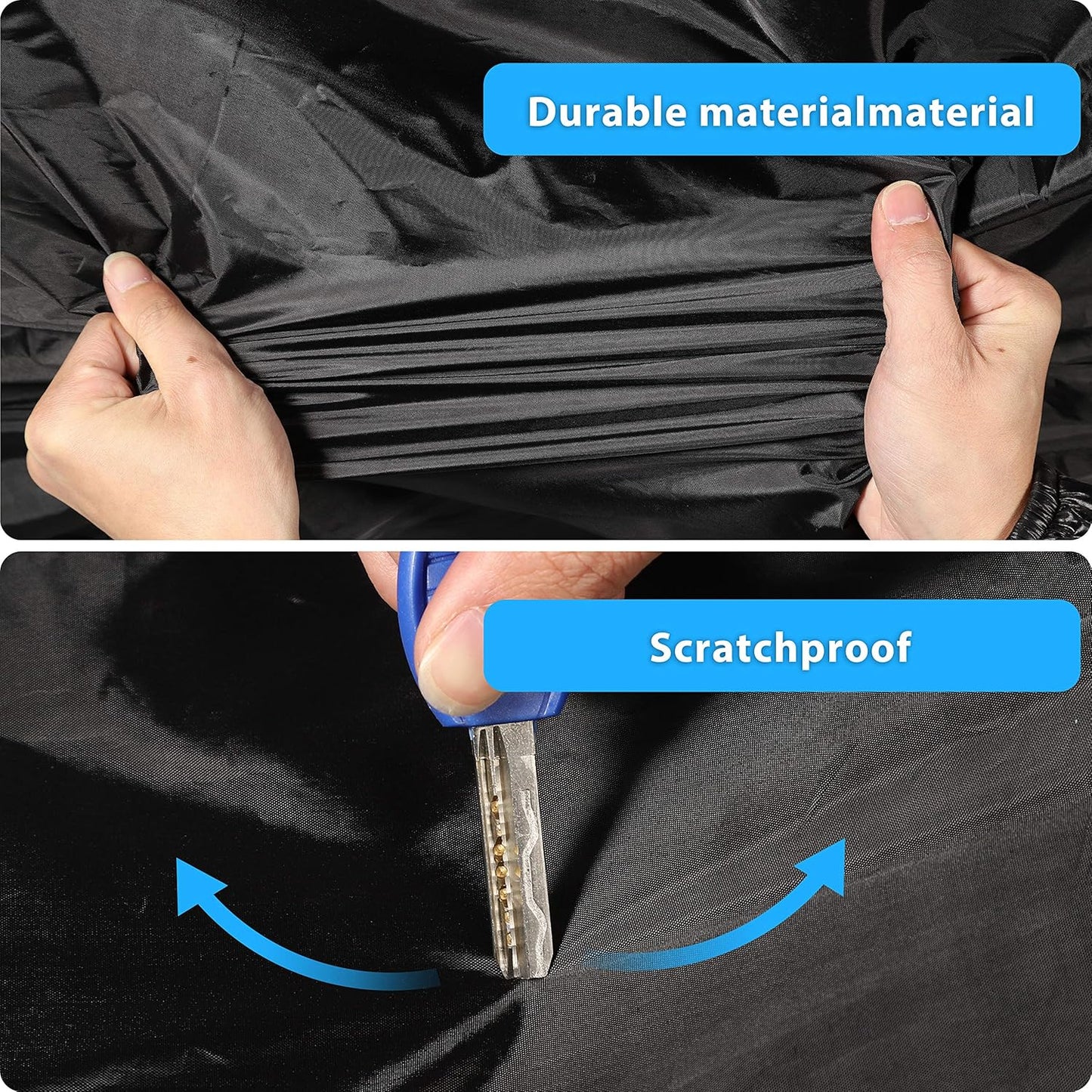 Full Car Covers for Sedan, Car Cover Waterproof All Weather Windproof Dustproof UV Protection Scratch Resistant Indoor Outdoor Univers