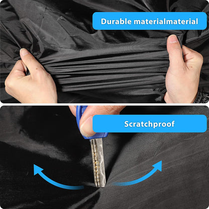 Full Car Covers for Sedan, Car Cover Waterproof All Weather Windproof Dustproof UV Protection Scratch Resistant Indoor Outdoor Univers