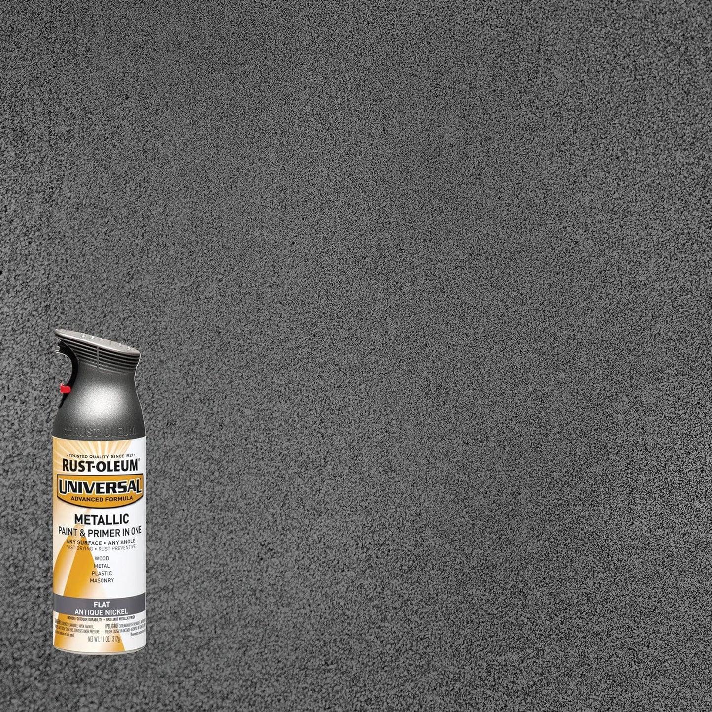 Rust-Oleum 302151 Universal All Surface Clear Topcoat Spray, 11 oz, Dead Flat Clear - Colors B