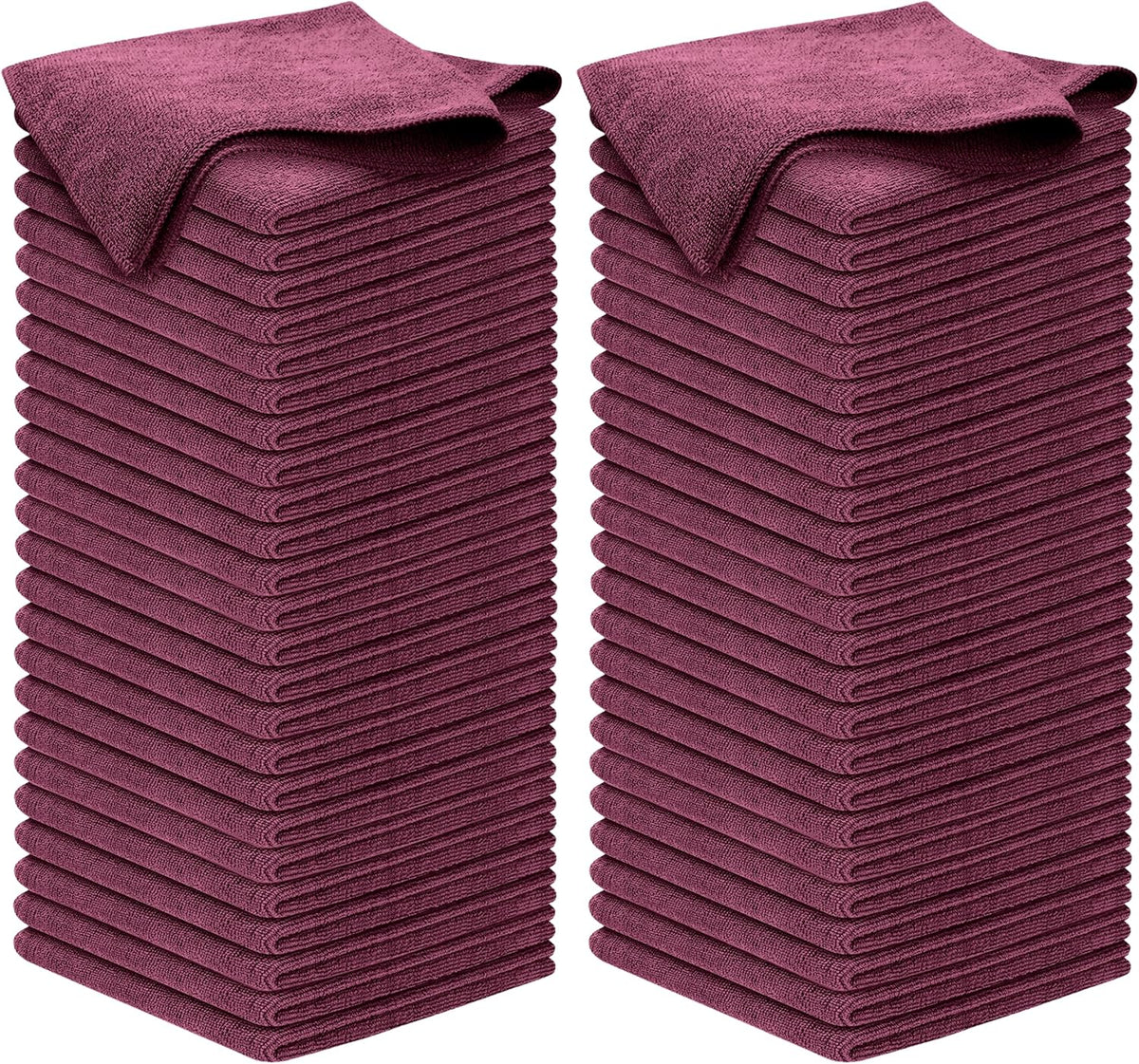 USANOOKS Premium 300GSM Microfiber Cleaning Cloth - 12.5"x12.5" High Performance - 1200 Washes, Ultra Absorbent Microfiber Towels for Cars Undercarriage, Rims & Engine Bay Cleaning - Microfiber Cloth