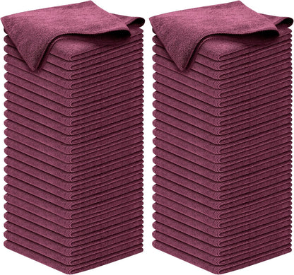 USANOOKS Premium 300GSM Microfiber Cleaning Cloth - 12.5"x12.5" High Performance - 1200 Washes, Ultra Absorbent Microfiber Towels for Cars Undercarriage, Rims & Engine Bay Cleaning - Microfiber Cloth