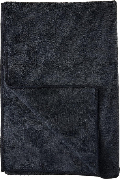 Chemical Guys Workhorse Professional Grade Microfiber Towels for Cars - Black 16x16 Inch Microfiber Cleaning Cloths for Home & Pet Drying, Soft & Scratch-Free, Washing, Drying & Cleaning, 3 Pack